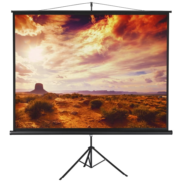 100" 4:3 Projector Screen Portable Indoor Outdoor Projection with Stand Tripod 100" 4:3 Projector Screen Portable Indoor Outdoor Projection with Stand Tripod